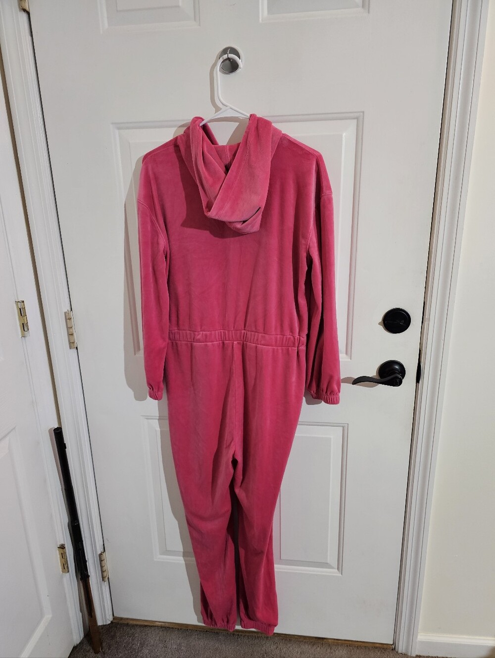 Juicy Couture Hot Pink Hooded One-Piece Jumpsuit With Hood - Picture 2 of 9
